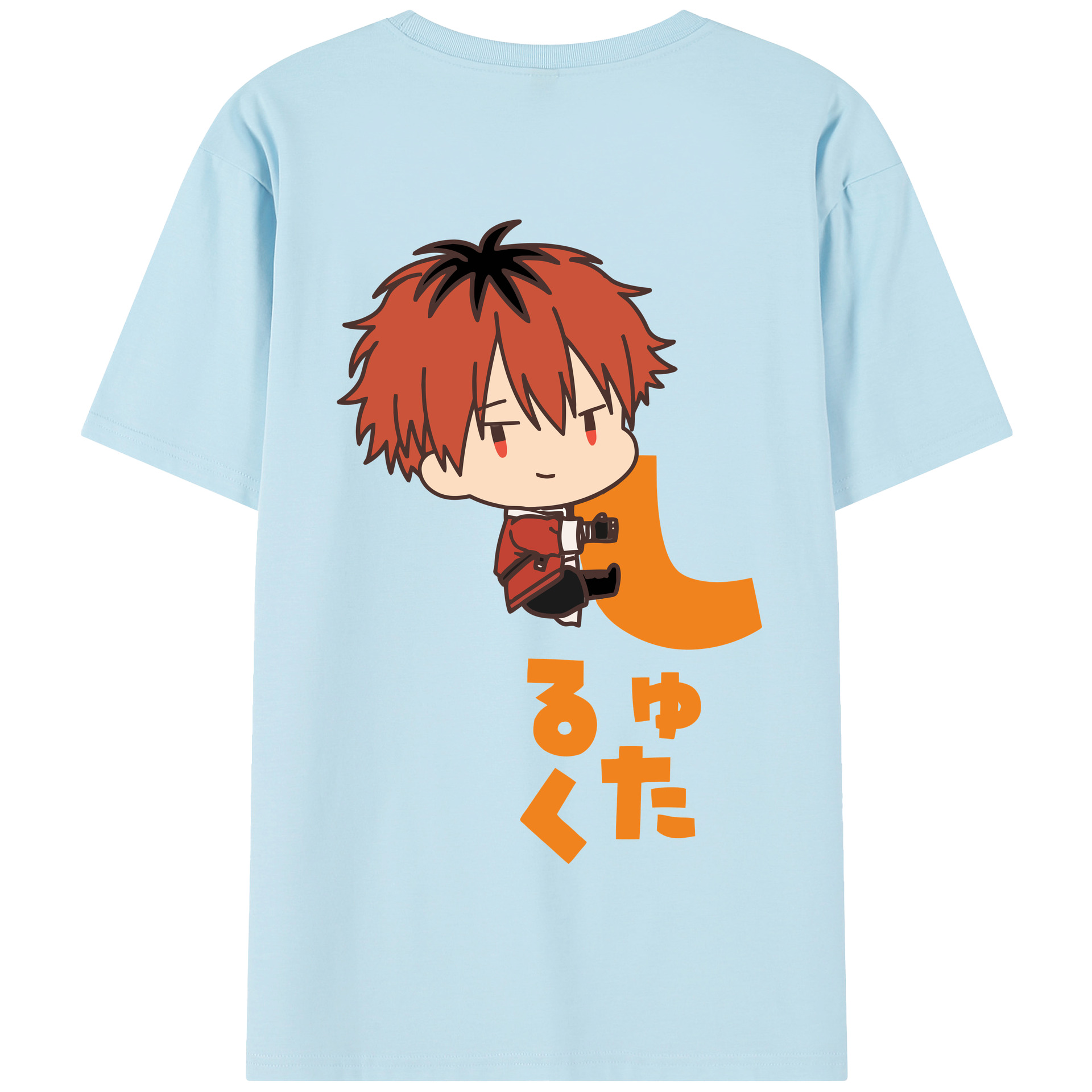 （画像用） 葬送のフリーレン Frieren 綿100％半袖Tシャツ（背面プリント）